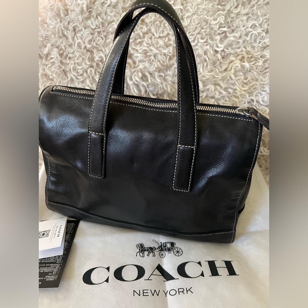 Coach Black Leather Handbag - Picture 15 of 15